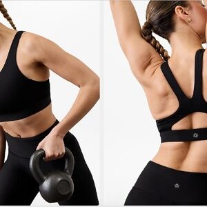 Athleta Women's Black Impact Sports Bra Compression